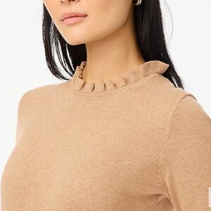 J. Crew Ruffleneck Sweater, Size M, NWT